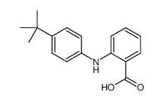 2-(4-tert-butylanilino)benzoic acid Structure