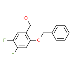 (2-(Benzyloxy)-4,5-difluorophenyl)?methanol structure