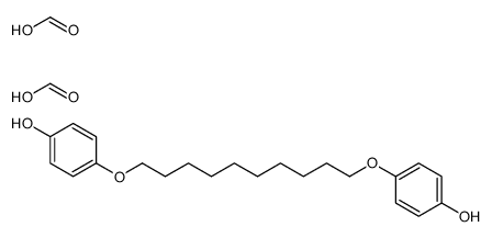 formic acid,4-[10-(4-hydroxyphenoxy)decoxy]phenol结构式