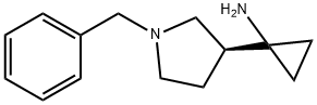 (s)-1-(1-benzylpyrrolidin-3-yl)cyclopropanamine结构式