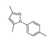 3,5-dimethyl-1-(4-methylphenyl)pyrazole Structure