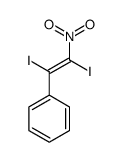 (1,2-diiodo-2-nitroethenyl)benzene Structure