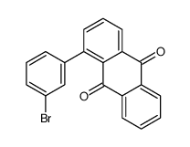 1-(3-Bromophenyl)-9,10-anthraquinone结构式