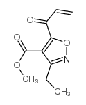 4-Isoxazolecarboxylicacid,3-ethyl-5-(1-oxo-2-propenyl)-,methylester(9CI)结构式