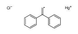 chloro(2,2-diphenylethenyl)mercury Structure