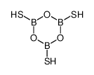 2,4,6-Boroxintrithiol (8CI)结构式