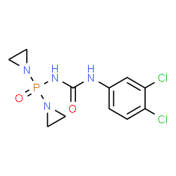 1-(DI(AZIRIDIN-1-YL)PHOSPHORYL)-3-(3,4-DICHLOROPHENYL)UREA structure