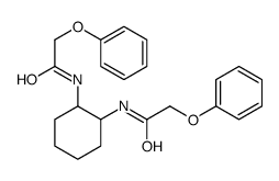 N,N'-1,2-cyclohexanediylbis(2-phenoxyacetamide) Structure