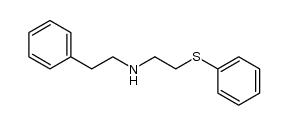 N-(2-phenylethyl)-2-phenylsulfanylethylamine Structure