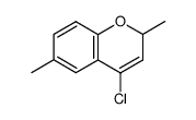 4-chloro-2,6-dimethylchromene结构式