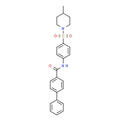 N-{4-[(4-Methyl-1-piperidinyl)sulfonyl]phenyl}-4-biphenylcarboxamide picture