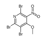 2,3,6-Tribromo-4-methoxy-5-nitropyridine结构式