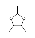 acetaldehyde 2,3-butane diol acetal Structure