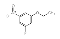 1-ethoxy-3-fluoro-5-nitro-benzene结构式