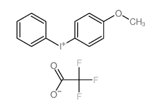 (4-methoxyphenyl)-phenyl-iodanium; 2,2,2-trifluoroacetic acid picture