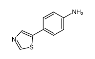 4-(噻唑-5-基)苯胺结构式