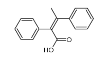 2,3-diphenyl-crotonic acid Structure