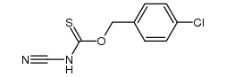 cyano-thiocarbamic acid O-(4-chloro-benzyl) ester Structure