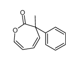 3-methyl-3-phenyloxepin-2-one Structure