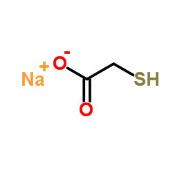 Sodium thioglycollate Structure