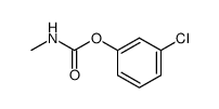 methyl-carbamic acid-(3-chloro-phenyl ester)结构式