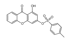 1-hydroxy-9-oxo-9H-xanthen-3-yl 4-methylbenzenesulfonate结构式