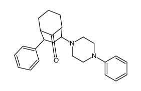 2-phenyl-4-(4-phenylpiperazin-1-yl)bicyclo[3.3.1]nonan-9-one Structure