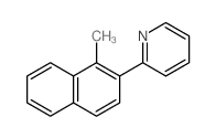 2-(1-methylnaphthalen-2-yl)pyridine Structure