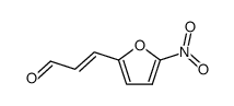 (E)-3-(5-硝基呋喃-2-基)丙烯醛结构式