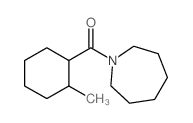 HEXAHYDRO-1-((2-METHYLCYCLOHEXYL)-CARBONYL)-1H-AZEPINE Structure