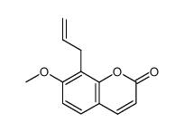 8-allyl-7-methyloxycoumarin Structure