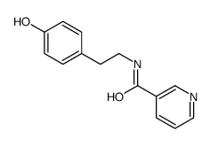 N-[2-(4-hydroxyphenyl)ethyl]pyridine-3-carboxamide结构式