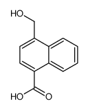 4-(hydroxymethyl)naphthalene-1-carboxylic acid Structure