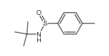 N-(4-methylphenylsulfinyl)-N-(tert-butyl)amine结构式