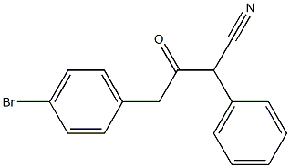 a-Phenyl-g-(4-broMophenyl)acetoacetonitrile结构式