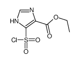 ethyl 5-chlorosulfonyl-1H-imidazole-4-carboxylate Structure