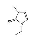 1-ethyl-3-methylimidazole-2-thione Structure