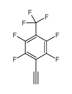 1-ethynyl-2,3,5,6-tetrafluoro-4-(trifluoromethyl)benzene Structure