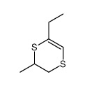 6-ethyl-2-methyl-2,3-dihydro-1,4-dithiine Structure