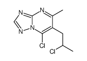 7-chloro-6-(2-chloropropyl)-5-methyl-[1,2,4]triazolo[1,5-a]pyrimidine Structure