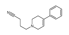 4-(4-phenyl-3,6-dihydro-2H-pyridin-1-yl)butanenitrile Structure