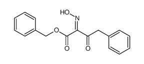 2-[(Z)-Hydroxyimino]-3-oxo-4-phenyl-butyric acid benzyl ester Structure