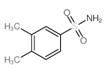 Benzenesulfonamide,3,4-dimethyl-结构式