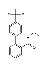 isopropyl 4'-trifluoromethylbiphenyl-2-carboxylate结构式