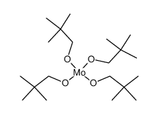 Tetrakis(neopentyloxy)molybdaen(IV)结构式