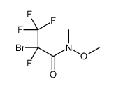 2-bromo-2,3,3,3-tetrafluoro-N-methoxy-N-methylpropanamide Structure