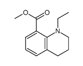 8-Quinolinecarboxylicacid,1-ethyl-1,2,3,4-tetrahydro-,methylester(9CI) Structure