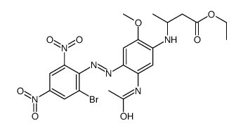 ethyl 3-[[5-(acetylamino)-4-[(2-bromo-4,6-dinitrophenyl)azo]-2-methoxyphenyl]amino]butyrate picture