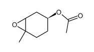 (4S)-1-methyl-4-acetoxycyclohexane 1,2-oxide Structure