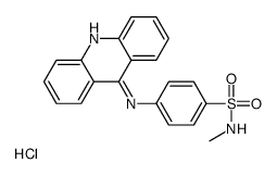 4-(acridin-9-ylamino)-N-methylbenzenesulfonamide,hydrochloride Structure